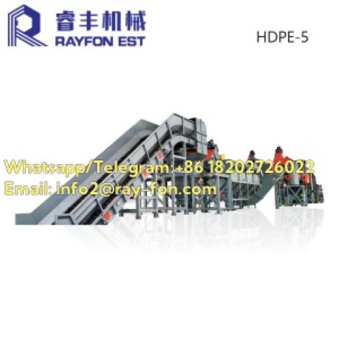 Waste Plastic Film Recycling Washing Plant – High Capacity 500-3000kg/h