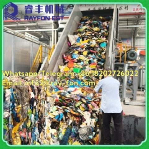 Waste Plastic Film Recycling Washing Plant – High Capacity 500-3000kg/h